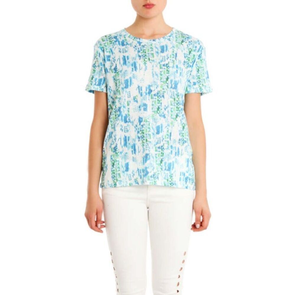 IRO Gypsy Tee 100% Linen in Bleu Clair NWT Size 2/Medium